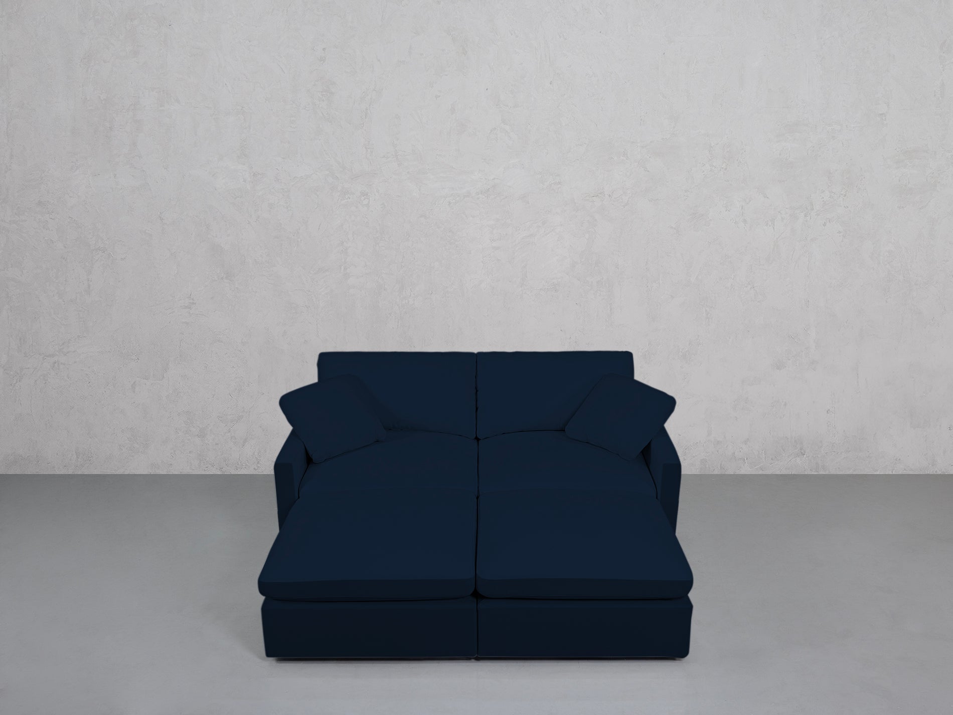 4-Seat Modular Daybed (Thin Arms)