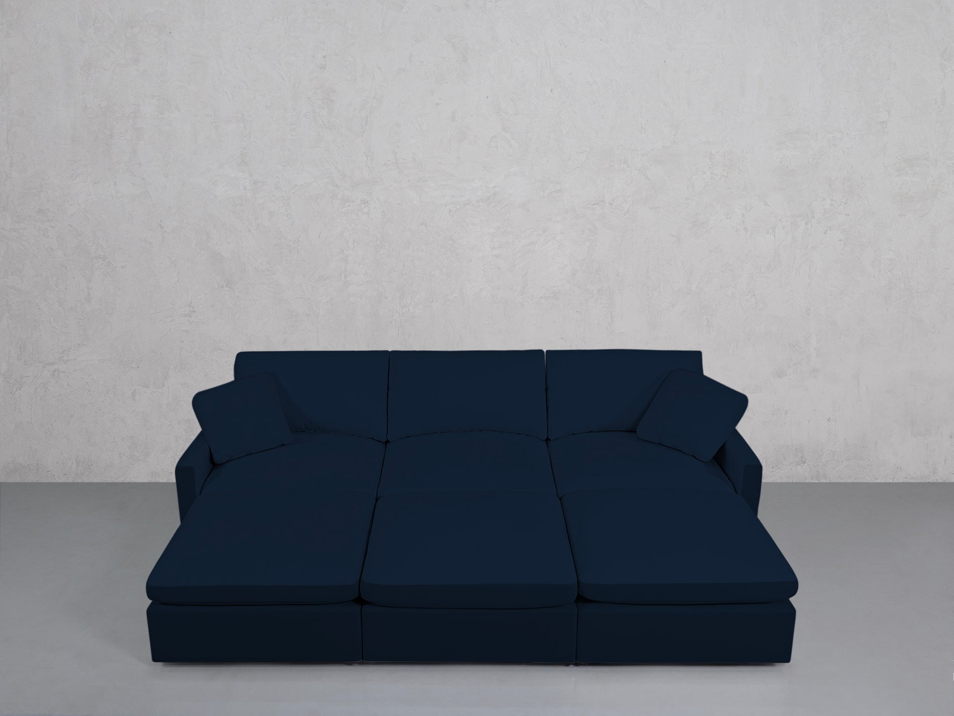 6-Seat Modular Daybed (Thin Arms)