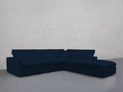 5-Seat Modular Corner Right Lounger Sectional (Thin Arms)