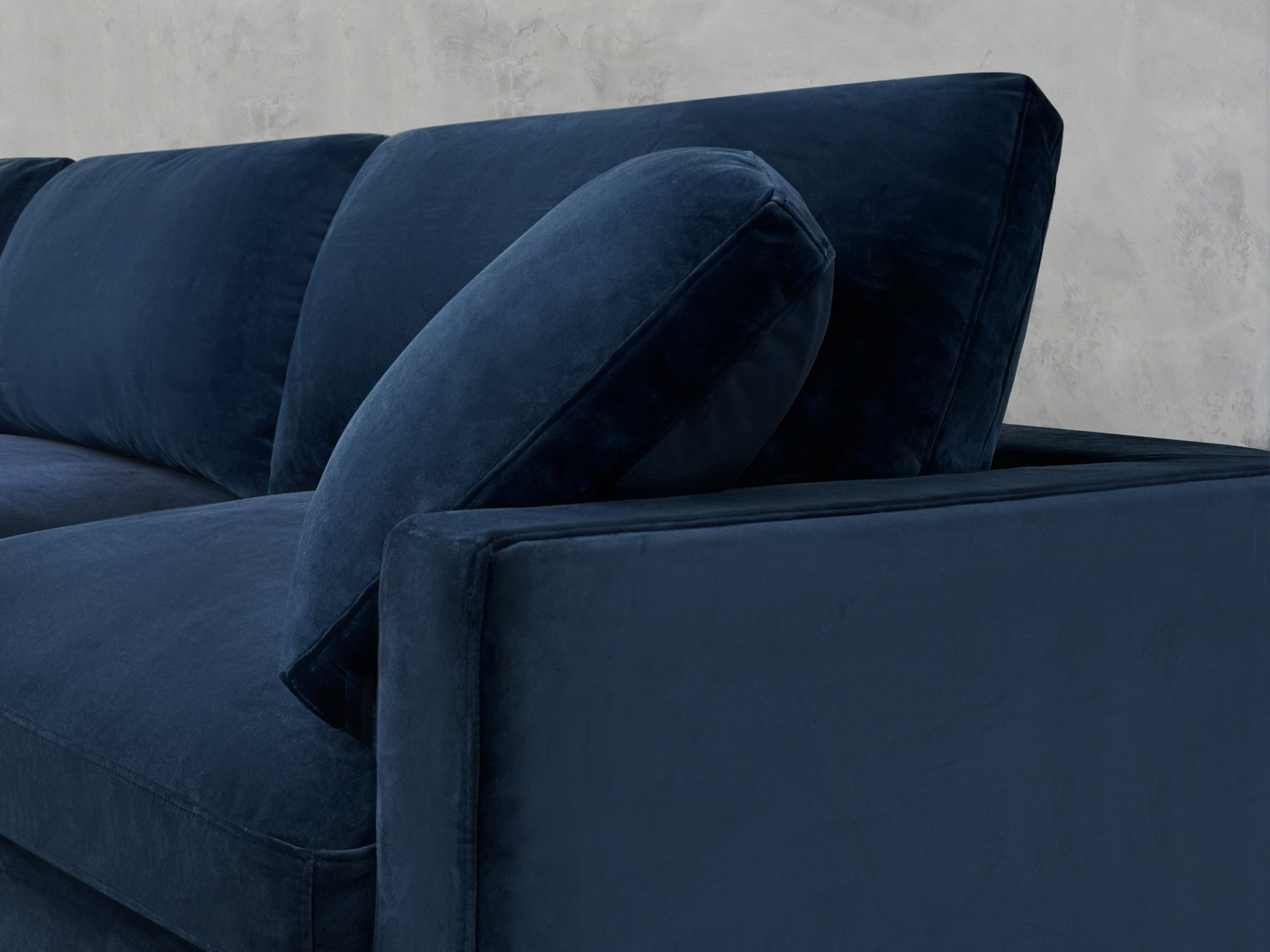 4-Seat Modular Open Corner Sectional (Thin Arms)