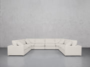 8-Seat Modular U-Sectional (Thin Arms)