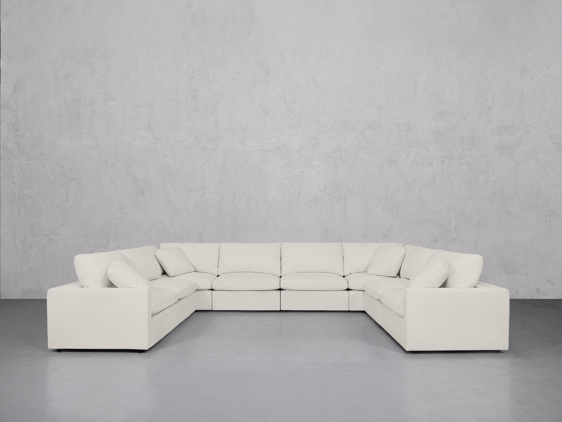 8-Seat Modular U-Sectional (Thin Arms)
