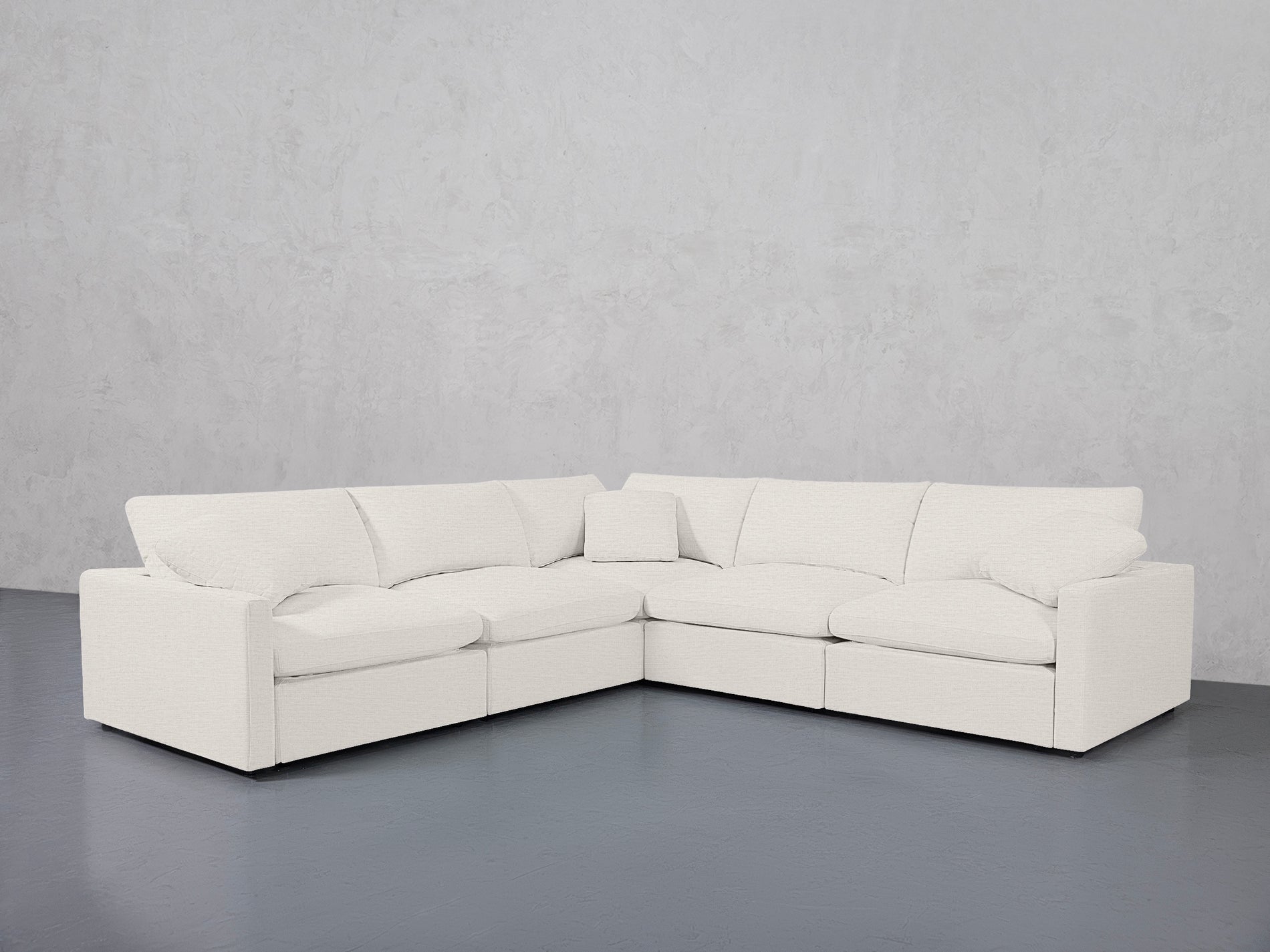5-Seat Modular Corner Sectional (Thin Arms)