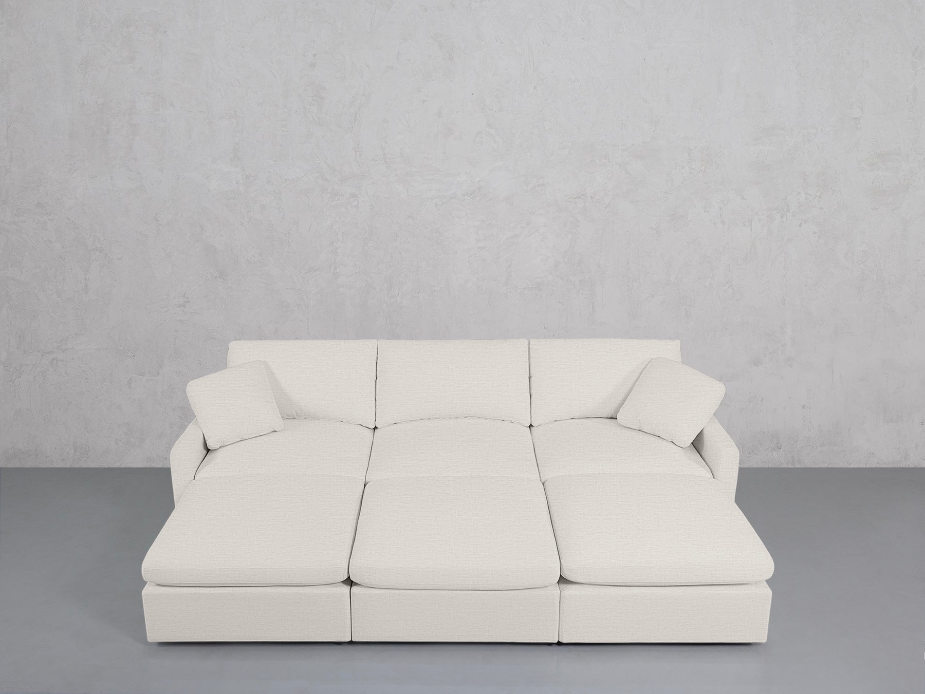 6-Seat Modular Daybed (Thin Arms)