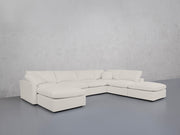 7-Seat Modular Chaise Corner Right Lounger Sectional (Thin Arm)
