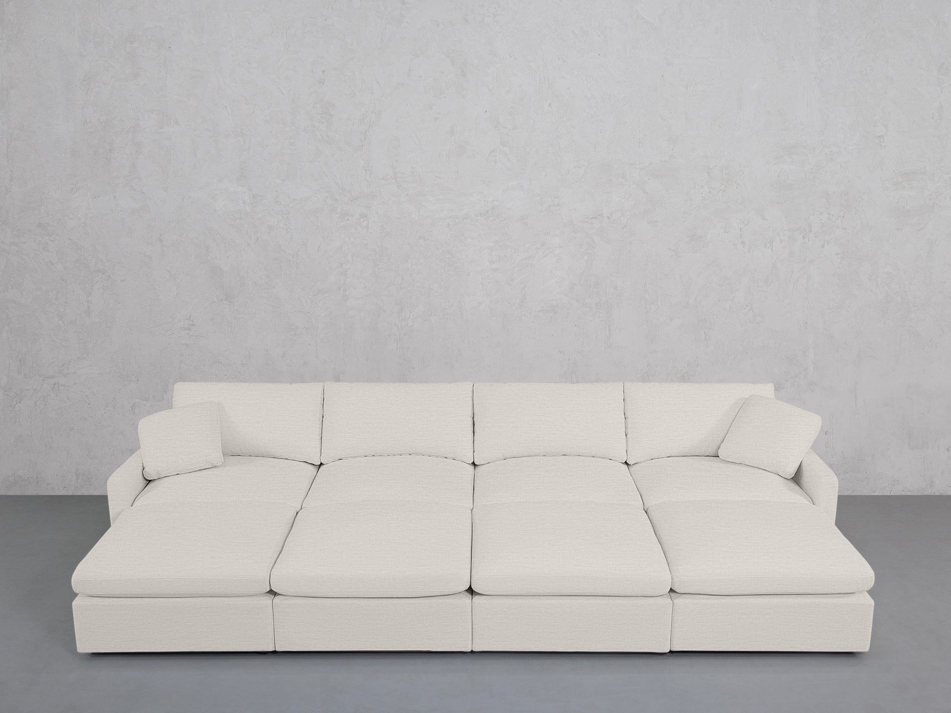 8-Seat Modular Daybed (Thin Arms)