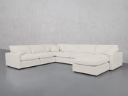7-Seat Modular Chaise Corner Sectional (Thin Arms)