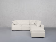 5-Seat Modular Corner Right Lounger Sectional (Thin Arms)