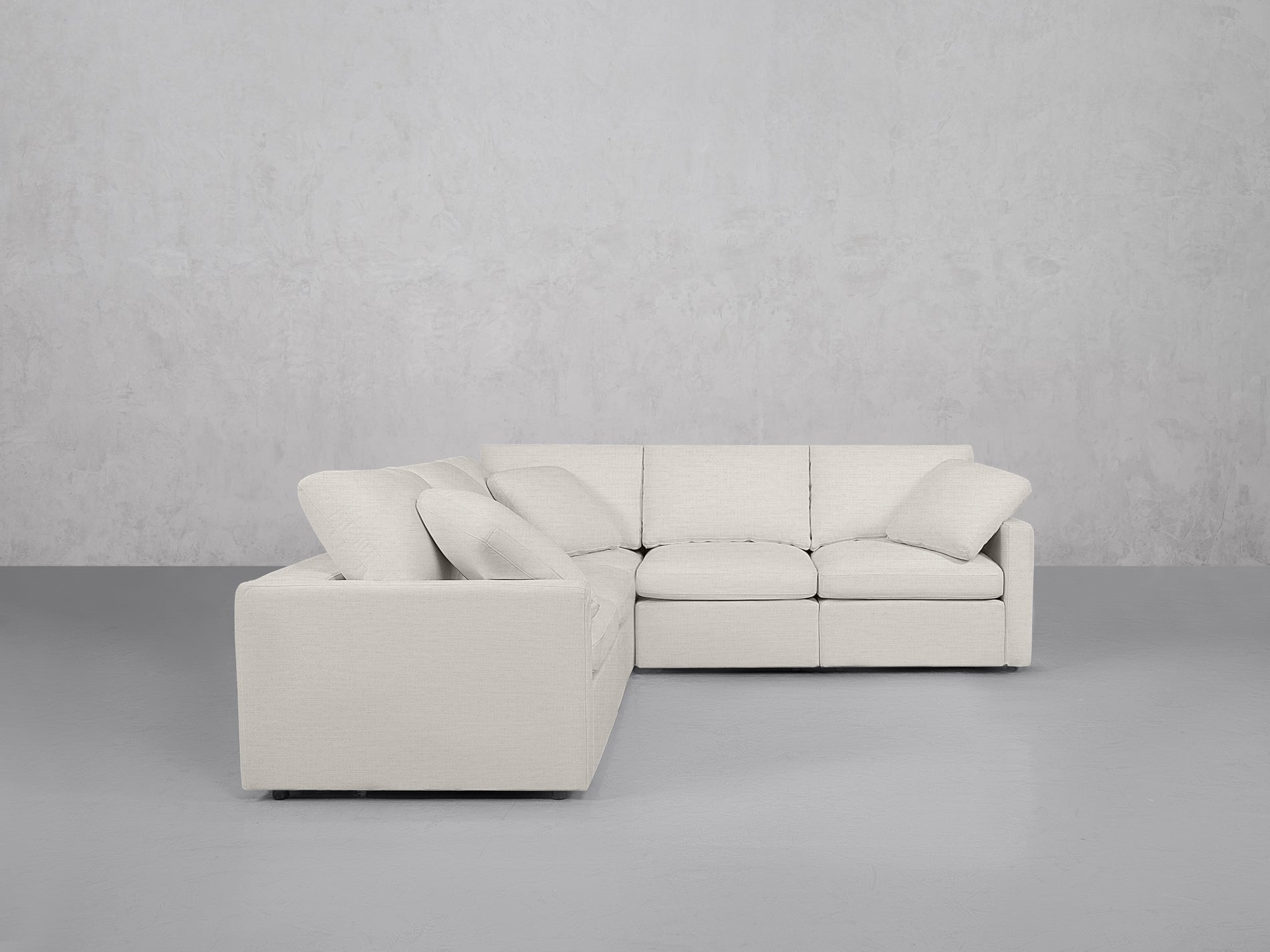 5-Seat Modular Corner Sectional (Thin Arms)