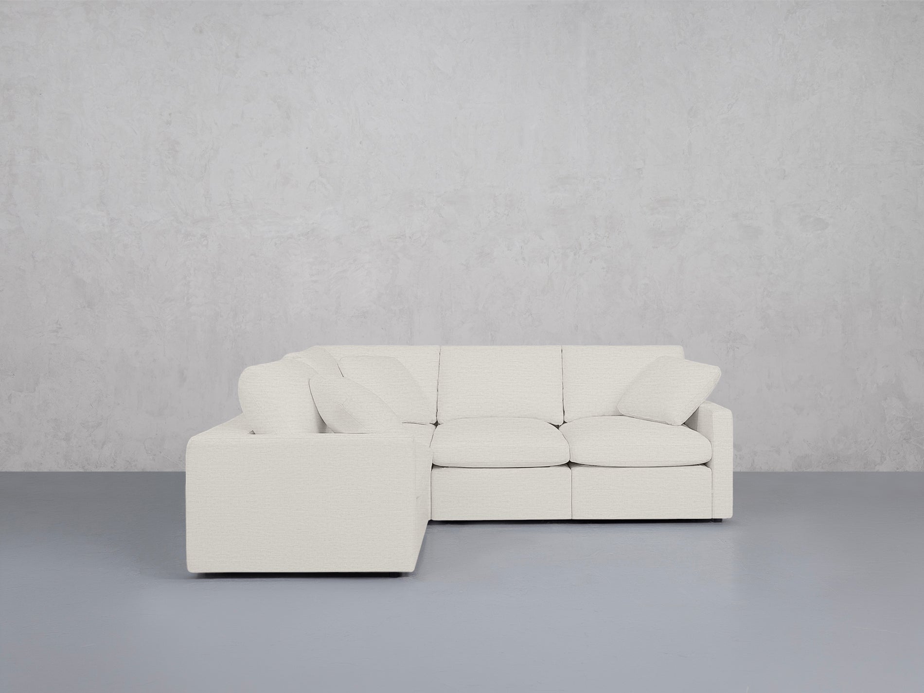 4-Seat Modular Corner Sectional (Thin Arms)