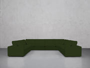 8-Seat Modular U-Sectional (Thin Arms)
