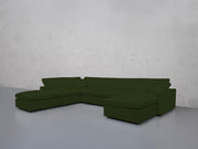 7-Seat Modular Chaise Corner Lounger Sectional (Thin Arms)