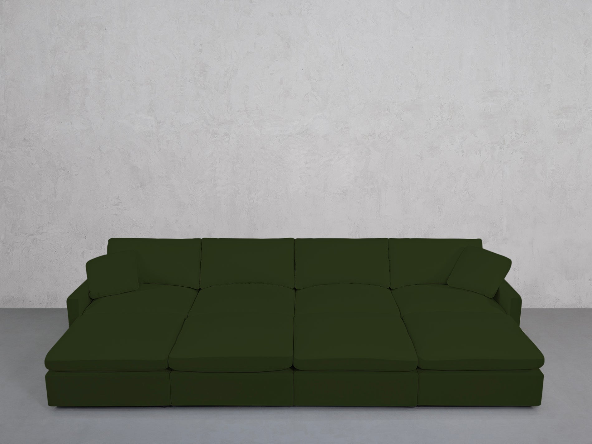 8-Seat Modular Daybed (Thin Arms)