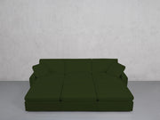 6-Seat Modular Daybed (Thin Arms)