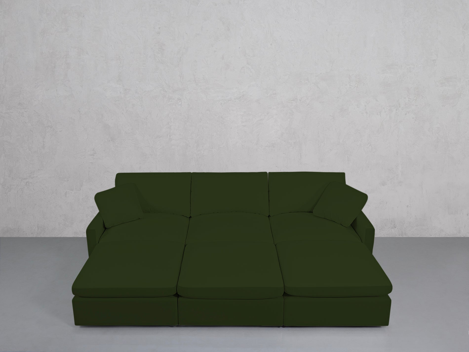 6-Seat Modular Daybed (Thin Arms)