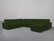 7-Seat Modular Chaise Corner Sectional (Thin Arms)
