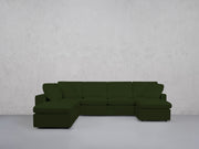 7-Seat Modular Chaise Corner Lounger Sectional (Thin Arms)