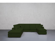7-Seat Modular Chaise Corner Sectional (Thin Arms)