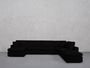 7-Seat Modular Chaise Corner Right Lounger Sectional (Thin Arm)
