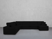 7-Seat Modular Chaise Corner Sectional (Thin Arms)
