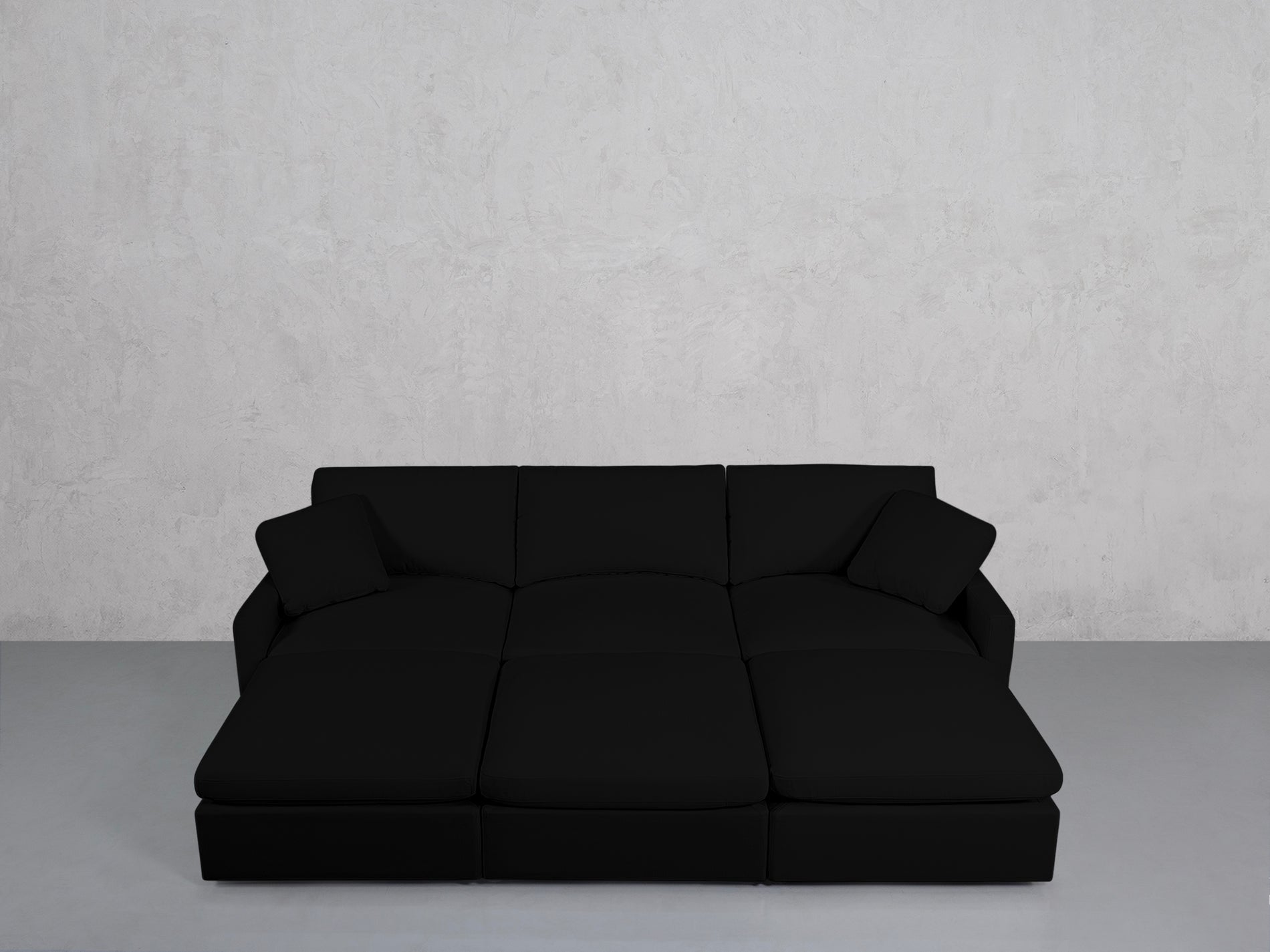 6-Seat Modular Daybed (Thin Arms)
