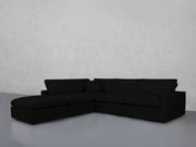 5-Seat Modular Corner Lounger Sectional (Thin Arms)
