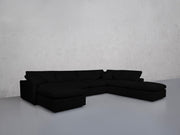 7-Seat Modular Chaise Corner Right Lounger Sectional (Thin Arm)