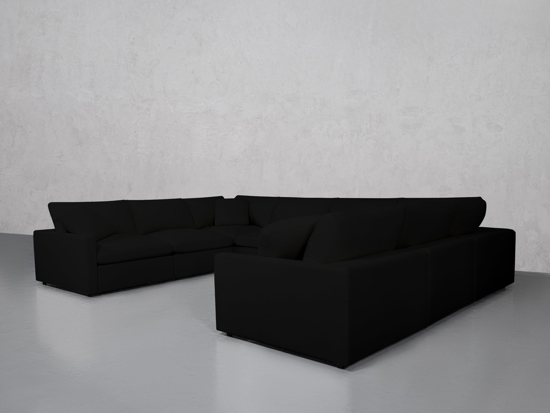 8-Seat Modular U-Sectional (Thin Arms)