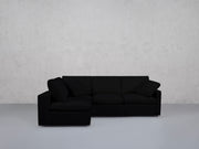 4-Seat Modular Open Corner Sectional (Thin Arms)