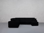 7-Seat Modular Chaise Corner Sectional (Thin Arms)
