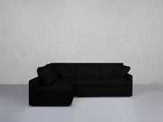 4-Seat Modular Open Corner Sectional (Thin Arms)
