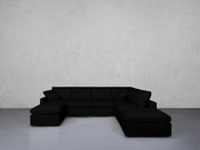 7-Seat Modular Chaise Corner Right Lounger Sectional (Thin Arm)