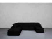 7-Seat Modular Chaise Corner Sectional (Thin Arms)