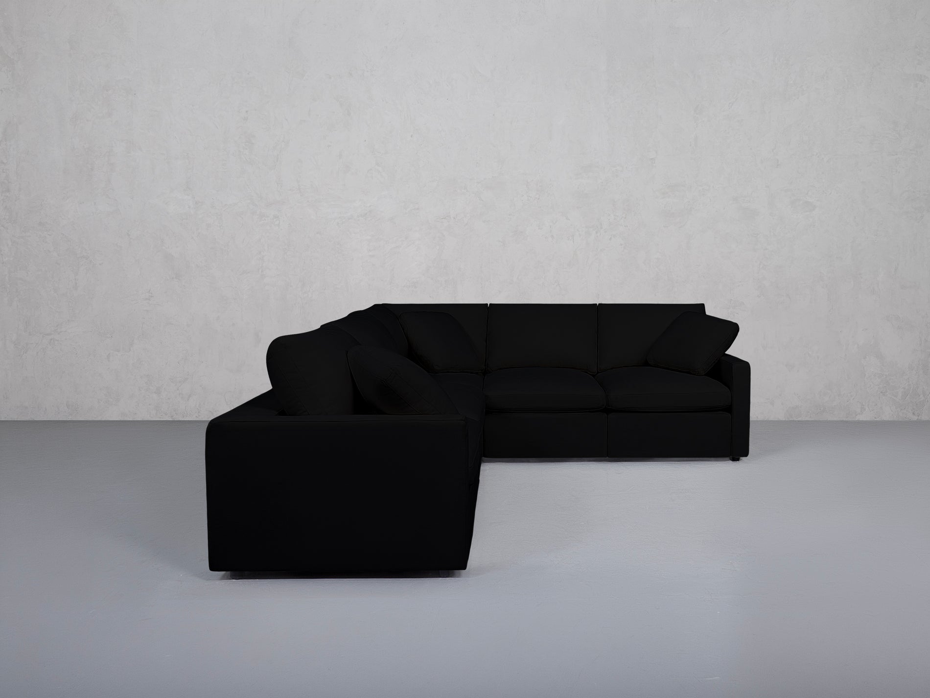 5-Seat Modular Corner Sectional (Thin Arms)