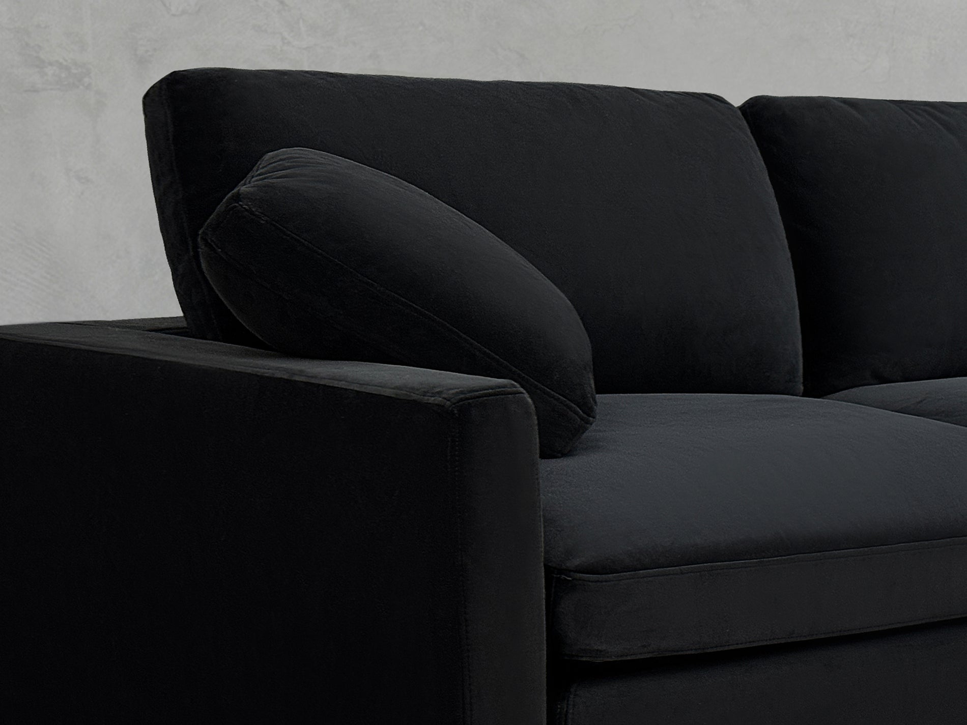 4-Seat Modular Open Corner Sectional (Thin Arms)