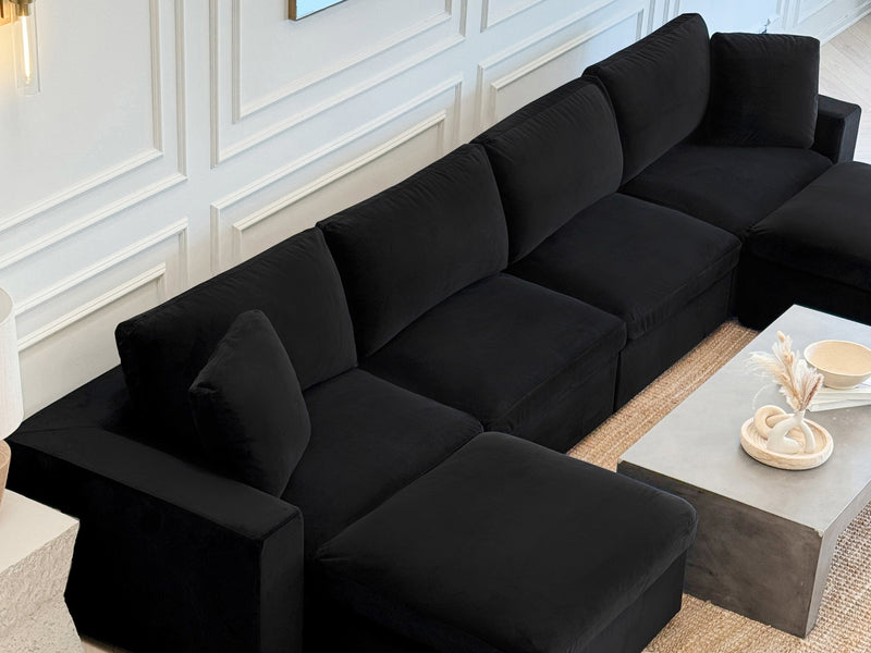 5-Seat Modular Corner Sectional