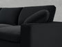 Onyx Black -  Back Cushion - 7th Avenue