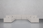 8-Seat Modular U-Sectional (Thin Arms)
