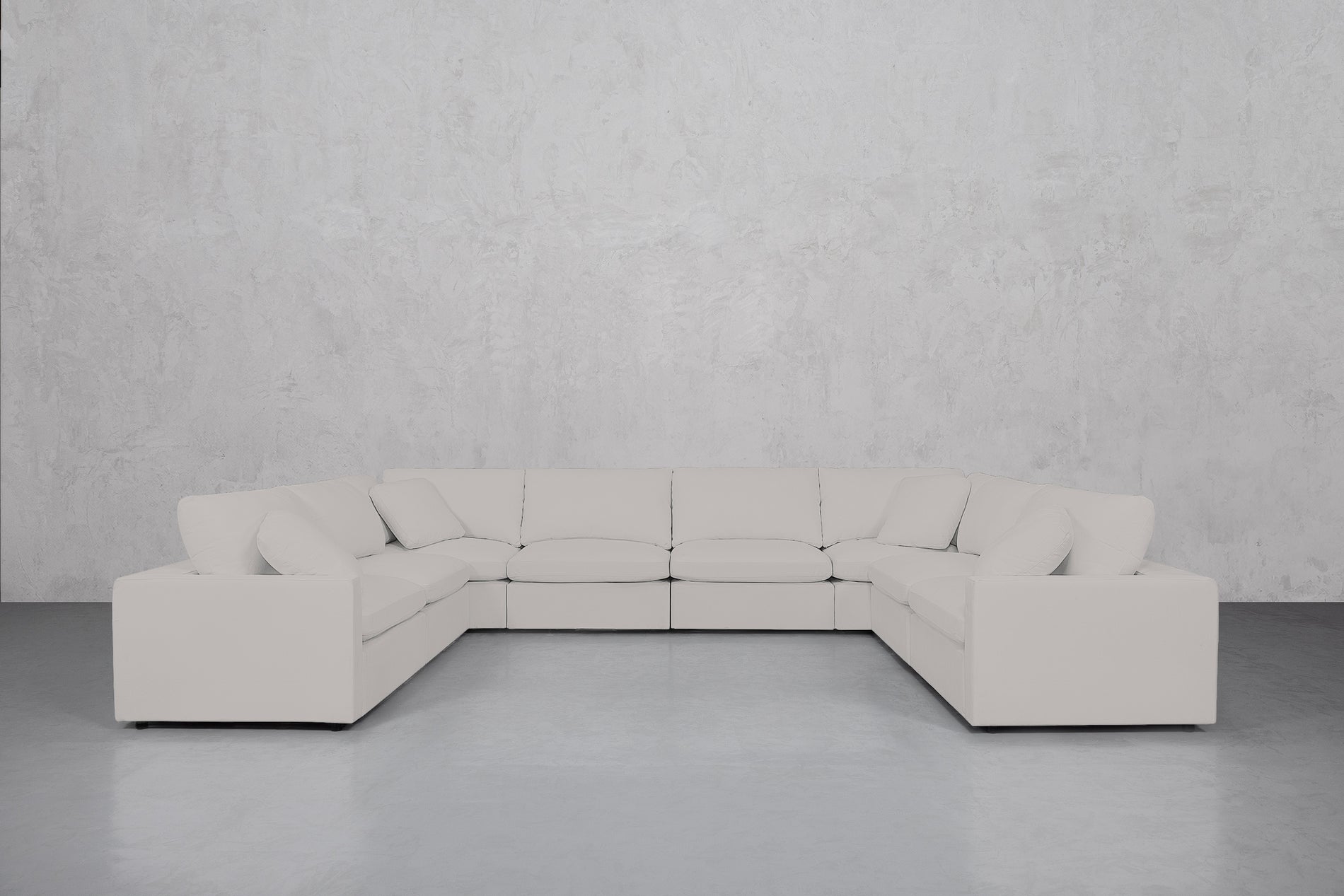 8-Seat Modular U-Sectional (Thin Arms)