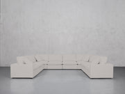 8-Seat Modular U-Sectional (Thin Arms)
