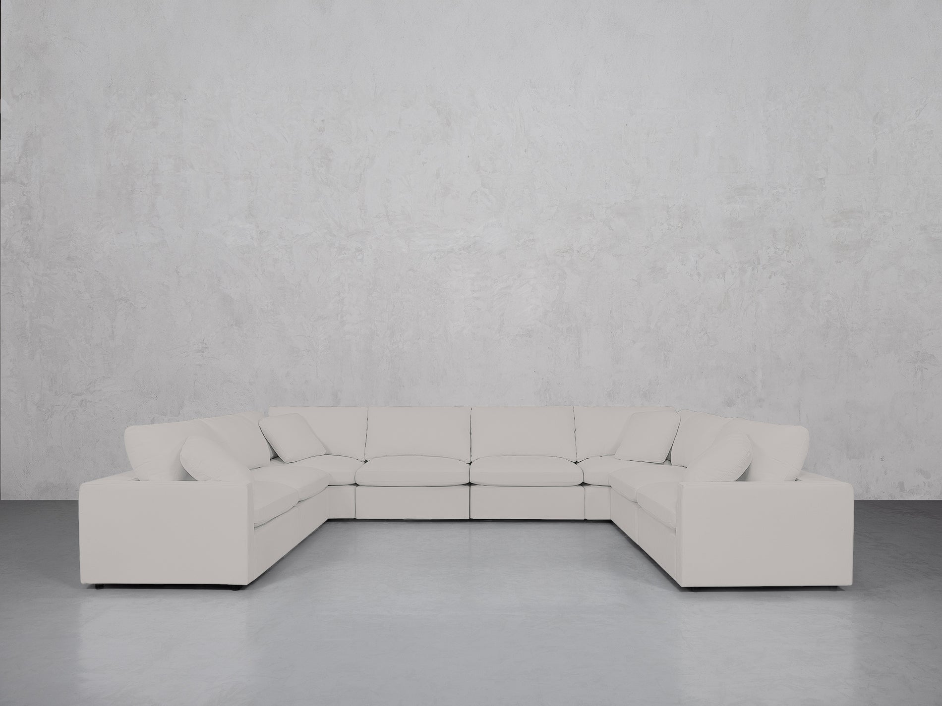 8-Seat Modular U-Sectional (Thin Arms)
