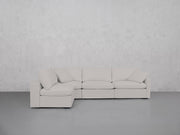 4-Seat Modular Open Corner Sectional (Thin Arms)