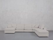 7-Seat Modular Chaise Corner Right Lounger Sectional (Thin Arm)