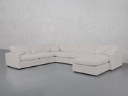 7-Seat Modular Chaise Corner Sectional (Thin Arms)