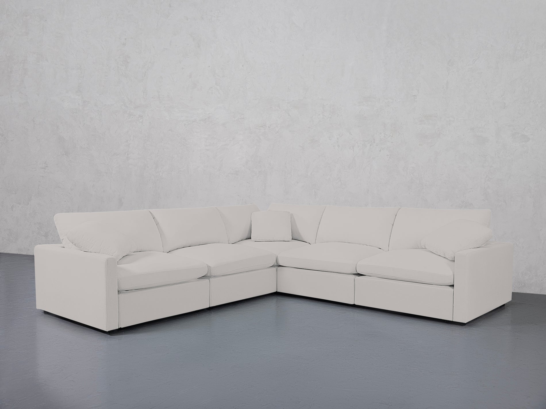 5-Seat Modular Corner Sectional (Thin Arms)