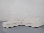 5-Seat Modular Corner Lounger Sectional (Thin Arms)