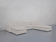 7-Seat Modular Chaise Corner Right Lounger Sectional (Thin Arm)