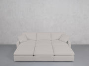 6-Seat Modular Daybed (Thin Arms)