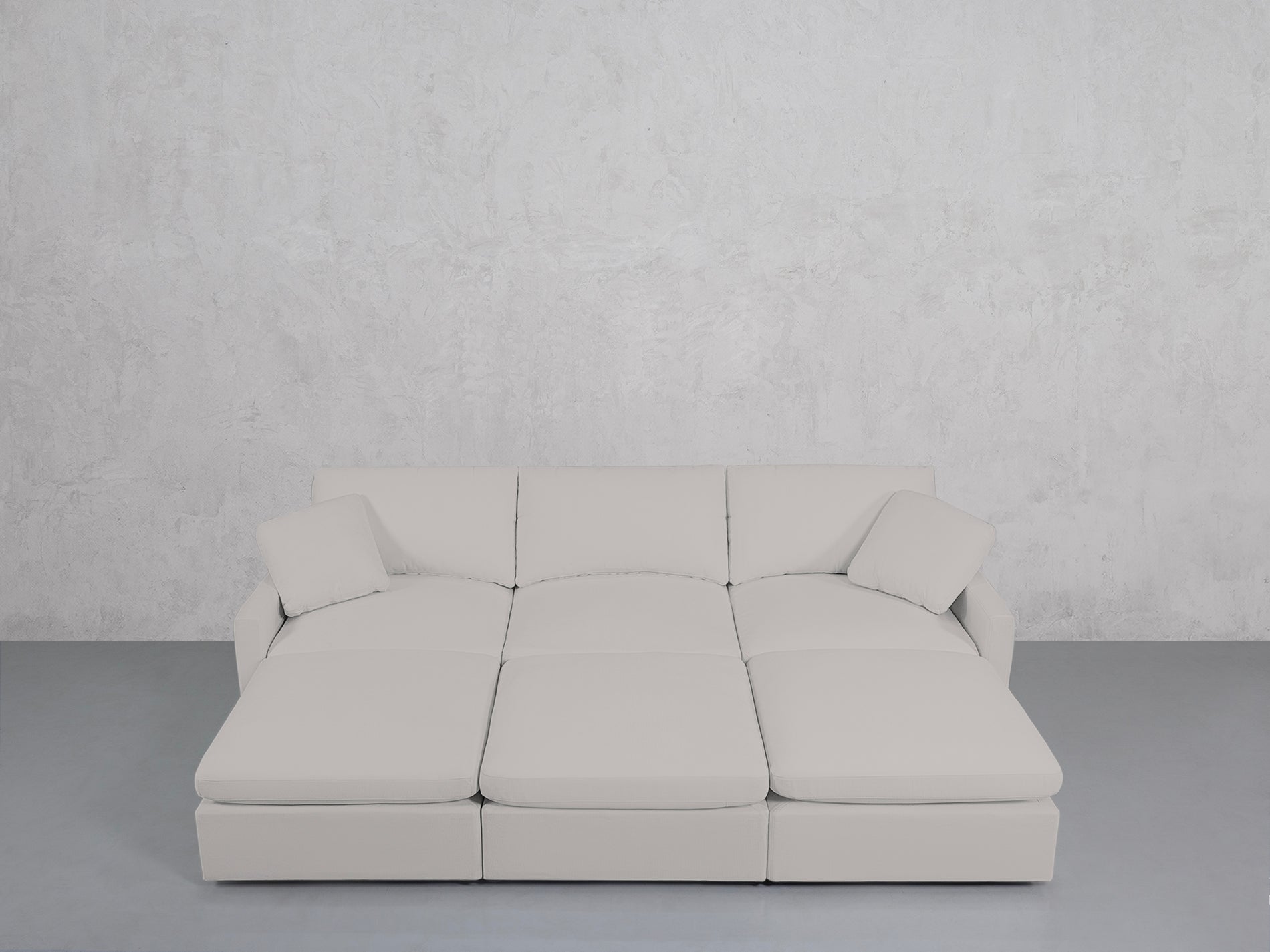 6-Seat Modular Daybed (Thin Arms)