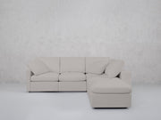 5-Seat Modular Corner Right Lounger Sectional (Thin Arms)